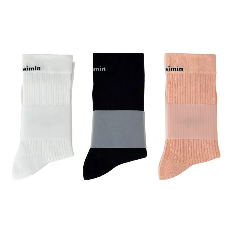 XXLLG Mid Calf Socks Women's 3 Pack-2