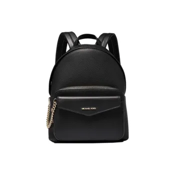 MICHAEL KORS Cow Leather With Artificial Leather Backpack Medium Size Women's Black