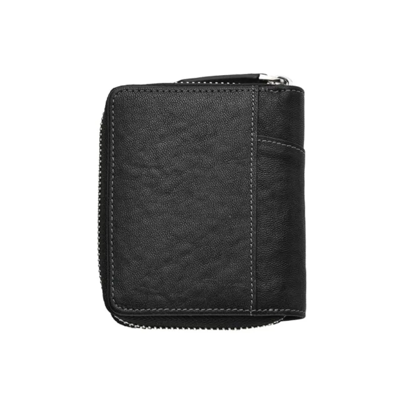 Hush Puppies Cow Leather Card Holder Card Holder Regular Men's Black-1