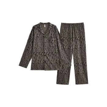 Peninsula City Pajama Set Men's Dark Gray
