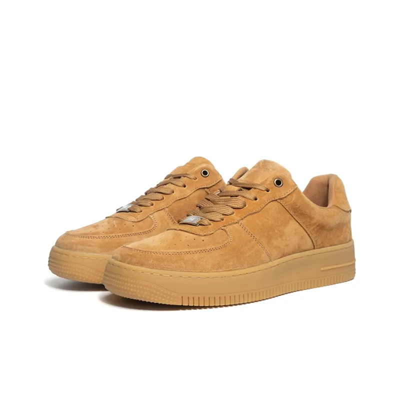 Haobin Low-Top Skateboard Shoes Unisex Camel-4