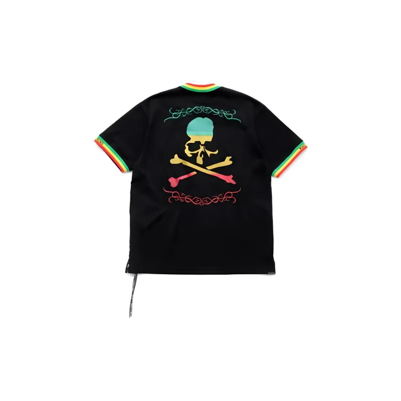 MASTERMIND WORLD Rasta Logo print Cotton T shirt-1