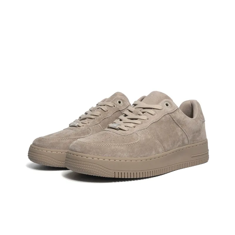 Haobin Low-Top Skateboard Shoes Unisex Camel-18