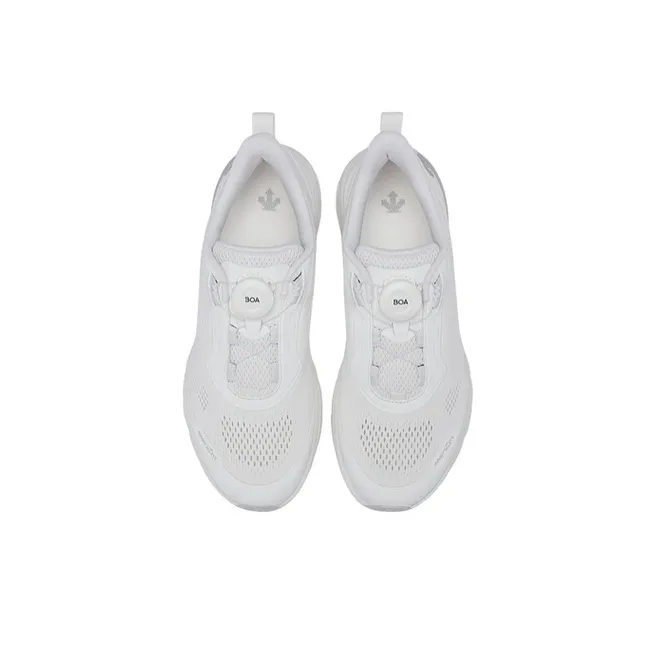 DESCENTE RUNNING Collection Cushioning Anti Slip And Wear Resistant Rebound Running Shoes Women's White-3