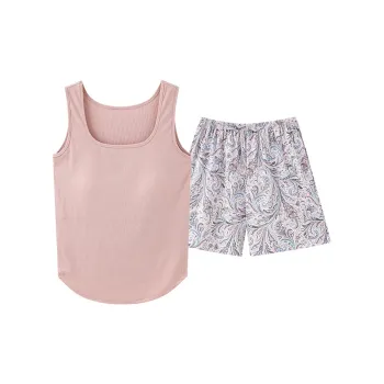 The Story Of The Flower Season Pajama Set Women's Pink