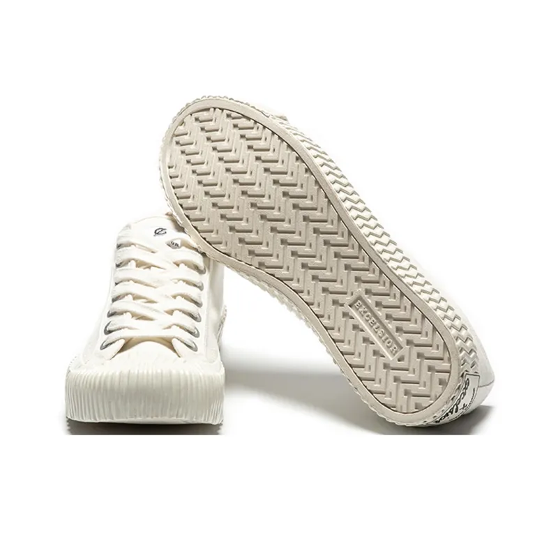 EXCELSIOR Anti-Slip Wear-Resistant Breathable Height Increasing Low-Top Canvas Shoes Unisex-9