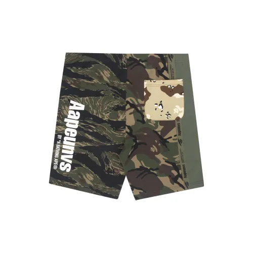 Aape Casual Shorts Men Green