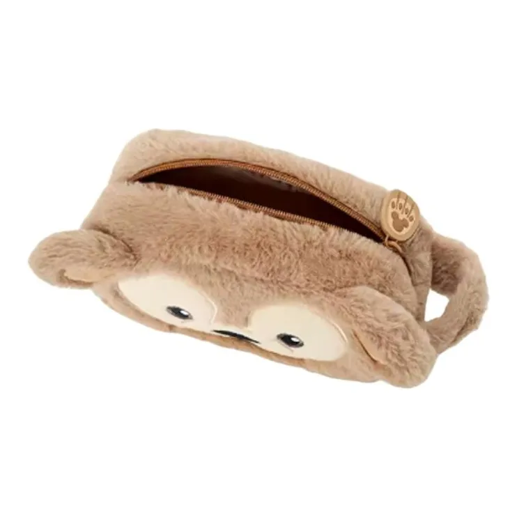 Disney Polyester Portable Makeup Bag Clutch Regular Unisex Khaki-2