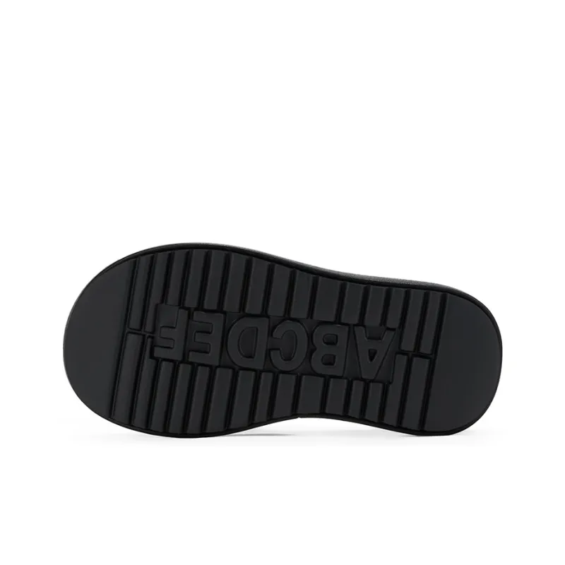 GG CC Casual Outerwear Slide Slippers Women's Black-4