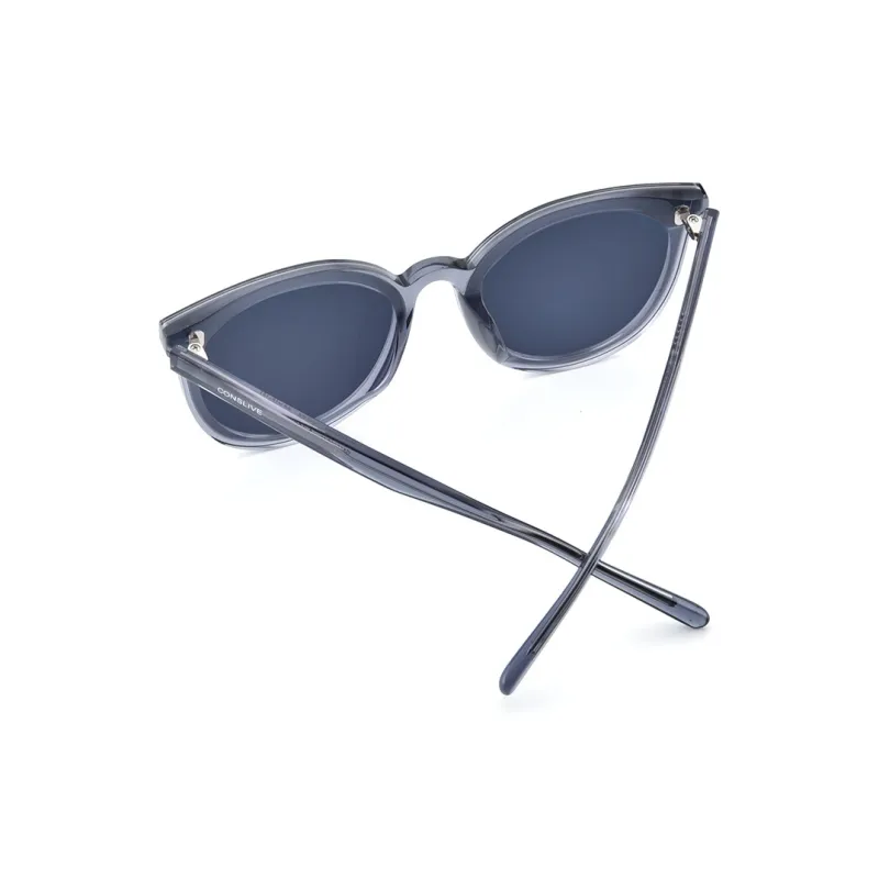 Cornstone Plate Frame Round Sunglasses Unisex-5