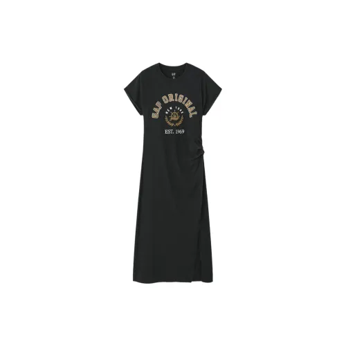 GAP Short-Sleeved Dresses Women's Black