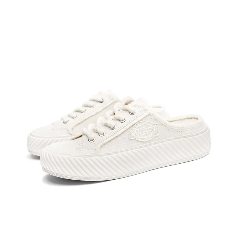 Dickies Low-Top Skateboard Shoes Unisex Beige-3