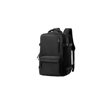 PULUWIRR Oxford Backpack Regular Black Alpine Green