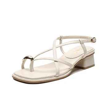 【dme】 Strap Sandals 3.7cm Women's Ecru