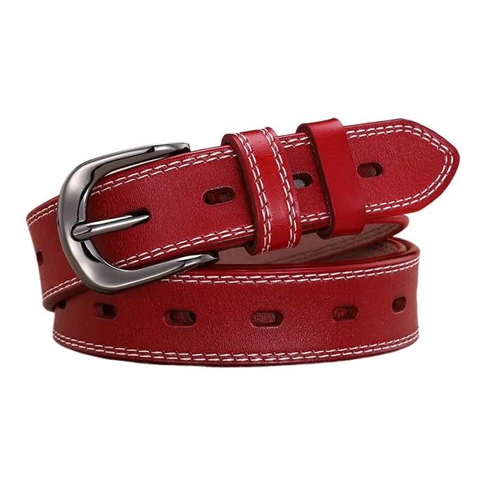 CARTELO Cow Leather Belts Women's Width 2.8CM-1