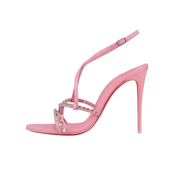 CL LUBOTING Tatooshka Spikes Strap Sandals 10cm Women's Pink