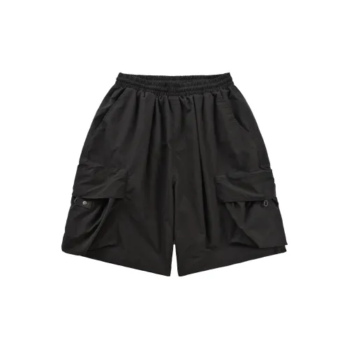 BORDERLESS BDLS Cargo Shorts Unisex Black