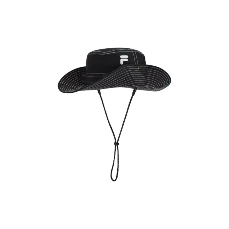 FILA FUSION Polyamide, Polyester Bucket Hats Unisex Black/Khaki-0