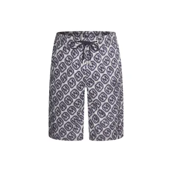 MANGANO Casual Shorts Men's Navy Blue