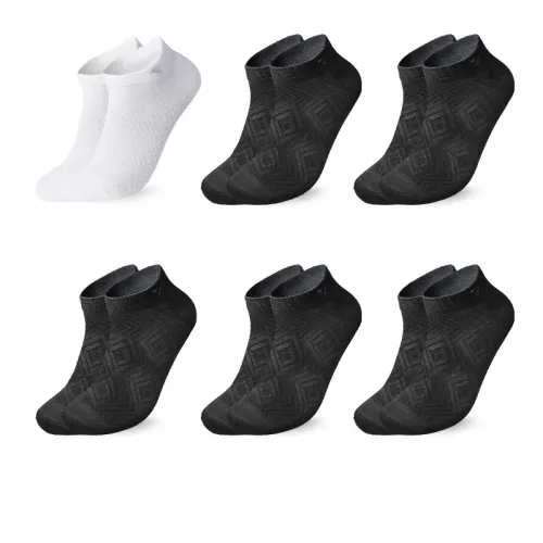 SEPTWOLVES Ankle Socks Men's 6 Pairs Gift Box Packaged