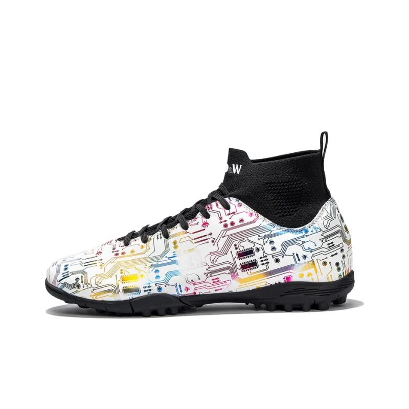 D&W TF Turf Anti Slip Wear Resistant Soccer Shoes Unisex-12