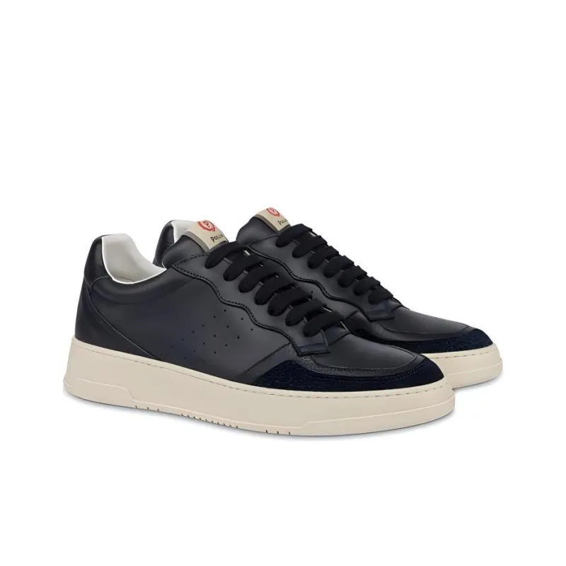 Pollini Bourton Low-Top Skateboard Shoes Men's Blue-2