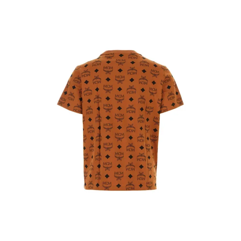 MCM Monogrammed Crewneck T-Shirt-1