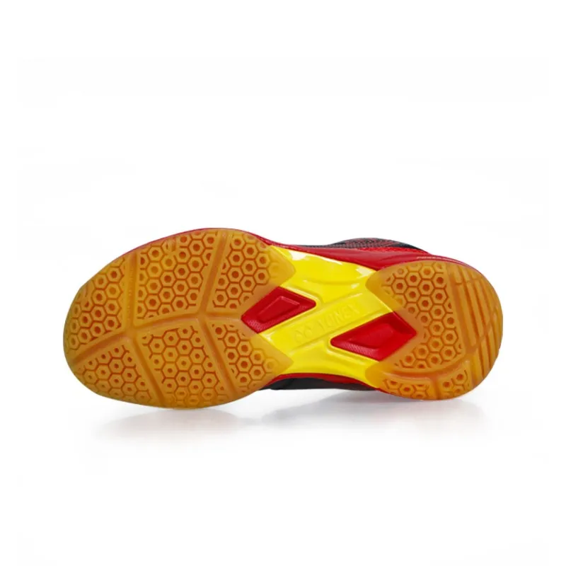 YONEX Power Cushion Anti Slip And Wear Resistant Lightweight Low Top Badminton Shoes Unisex Black Red-5