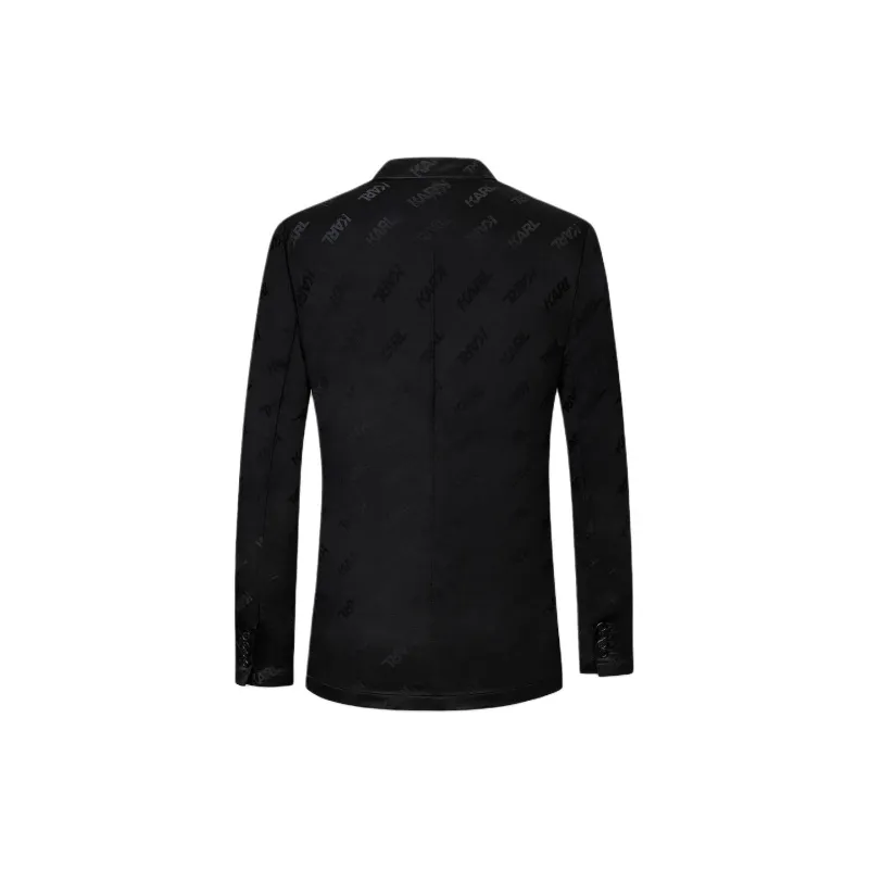 KARL LAGERFELD SS24 Business Suit Coat Men's Black-1