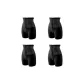 M1220-E Set-Zipper Waist Trainer-Black+Black+Black+Black (4 Pack)