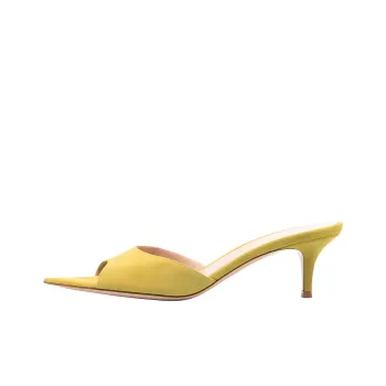 GIANVITO ROSSI Slide Slippers 5.5cm Women's Light Green