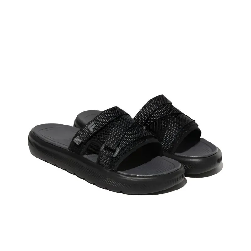 FILA DRIFTER Slip Resistant, Odor Resistant, Quick Dry Slide Slippers Unisex Black-3