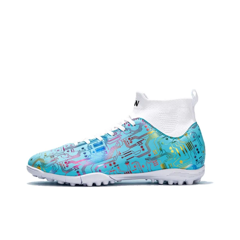 D&W TF Turf Anti Slip Wear Resistant Soccer Shoes Unisex-10