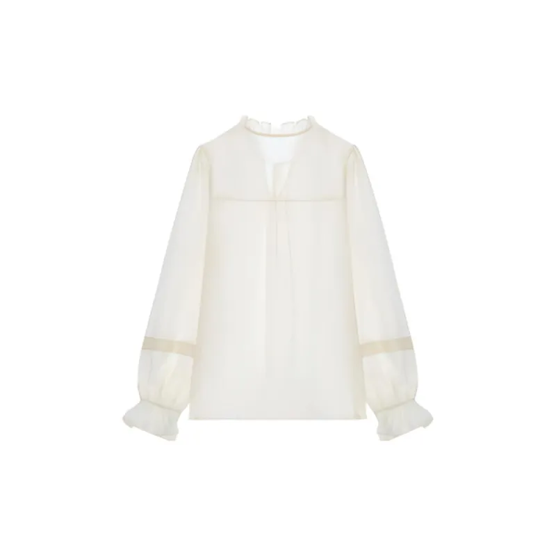 Lagogo Shirts Women's Beige T2-1