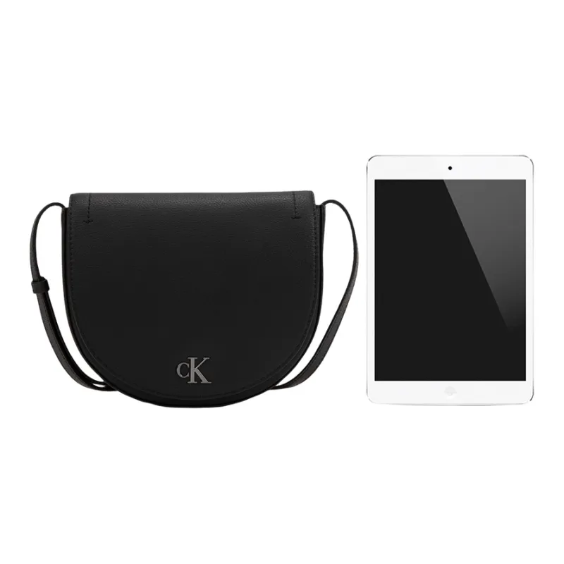 CALVIN KLEIN Synthetic Material Crossbody Bag Women's Space Black-4