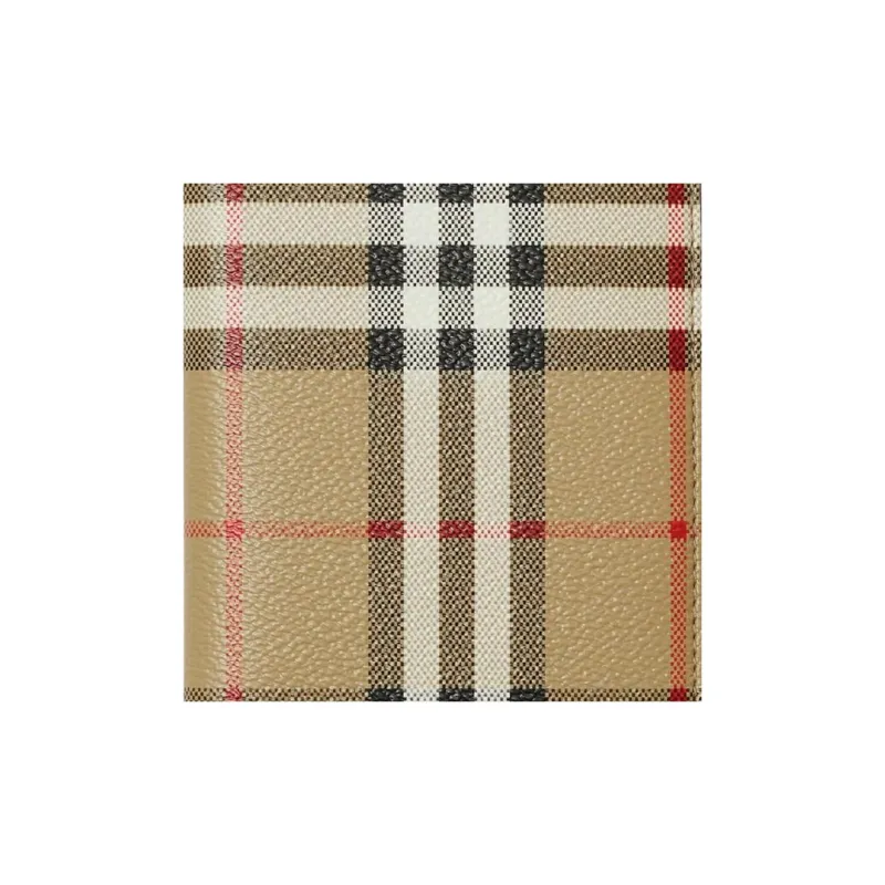 Burberry Polyester Passport Holder Women's Archive Beige-5