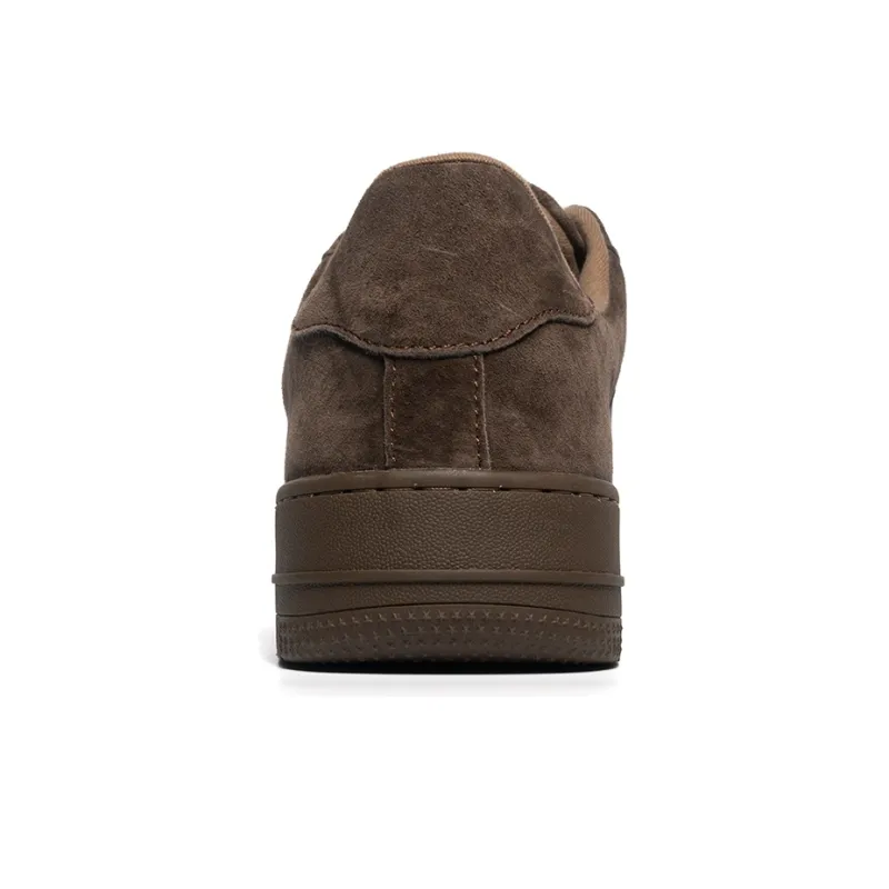 Haobin Low-Top Skateboard Shoes Unisex Camel-29
