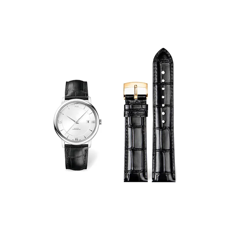 Craftsman Omega Compatibility Watch Band Genuine Leather Material-4