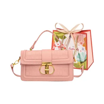 Cwatcun PU One Shoulder Handbags Regular Women's Pink/Red/Brown/White/Black
