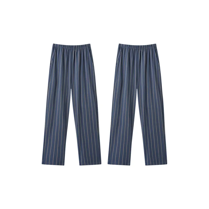 Ordifen Pajama Pants Men's 2 Pack Dark Blue-0