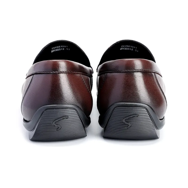 Satchi Loafers 1.5cm Men's Coffee-4