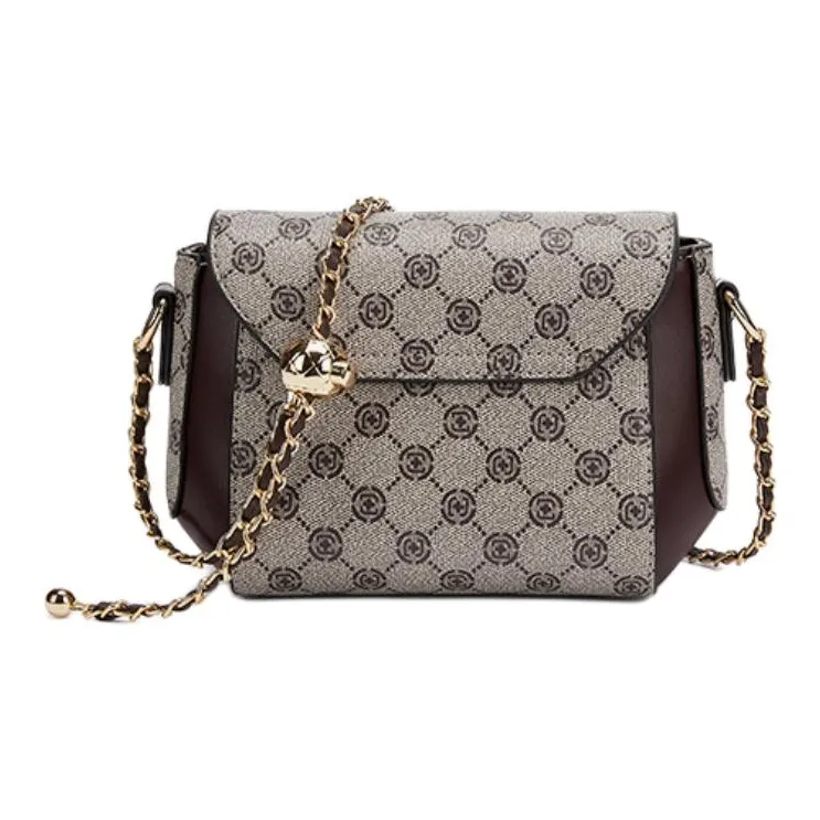 JOSINY PVC Small Square Bag Shoulder Bag Crossbody Bag Medium Size Women's Multicolor-20