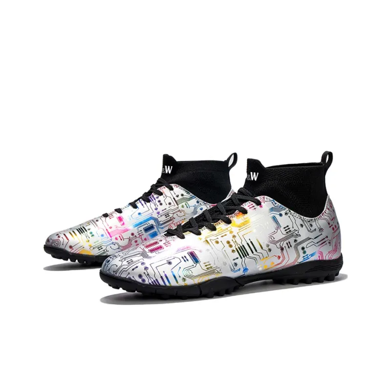 D&W TF Turf Anti Slip Wear Resistant Soccer Shoes Unisex-17