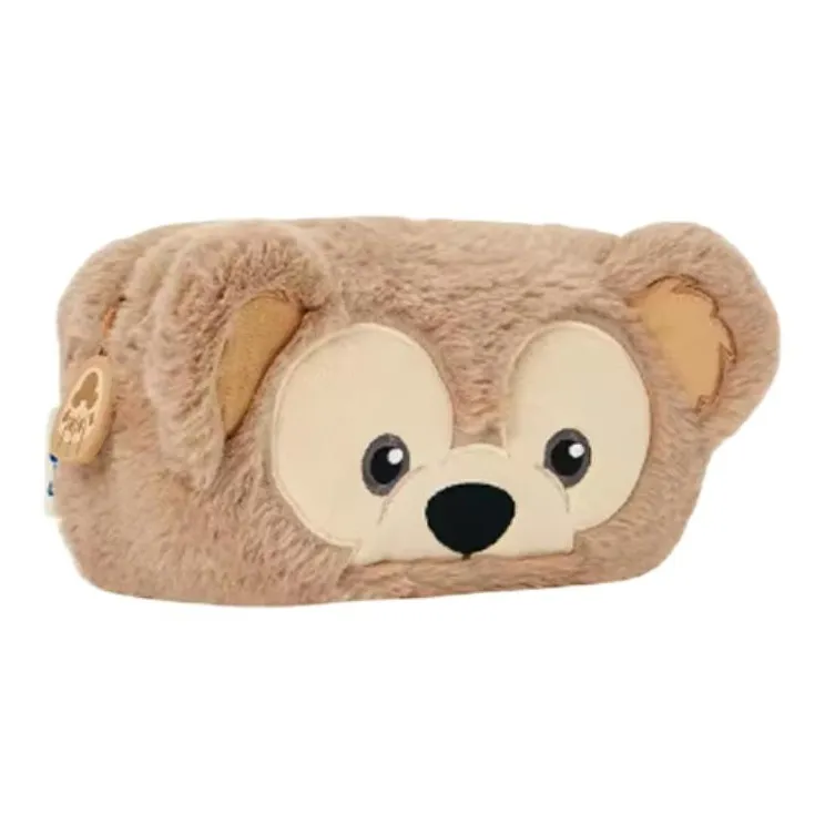 Disney Polyester Portable Makeup Bag Clutch Regular Unisex Khaki-1