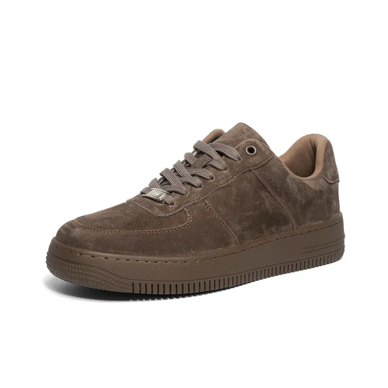 Haobin Low-Top Skateboard Shoes Unisex Camel-27