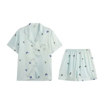 Flow Yarn Pajama Set Summer Women's Two Piece Set