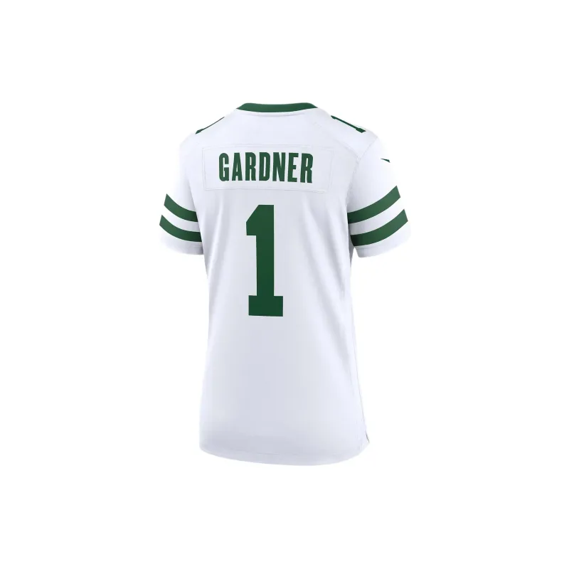 Nike NFL Rugby Jerseys Condiment Gardner New York Jets Women's White-1