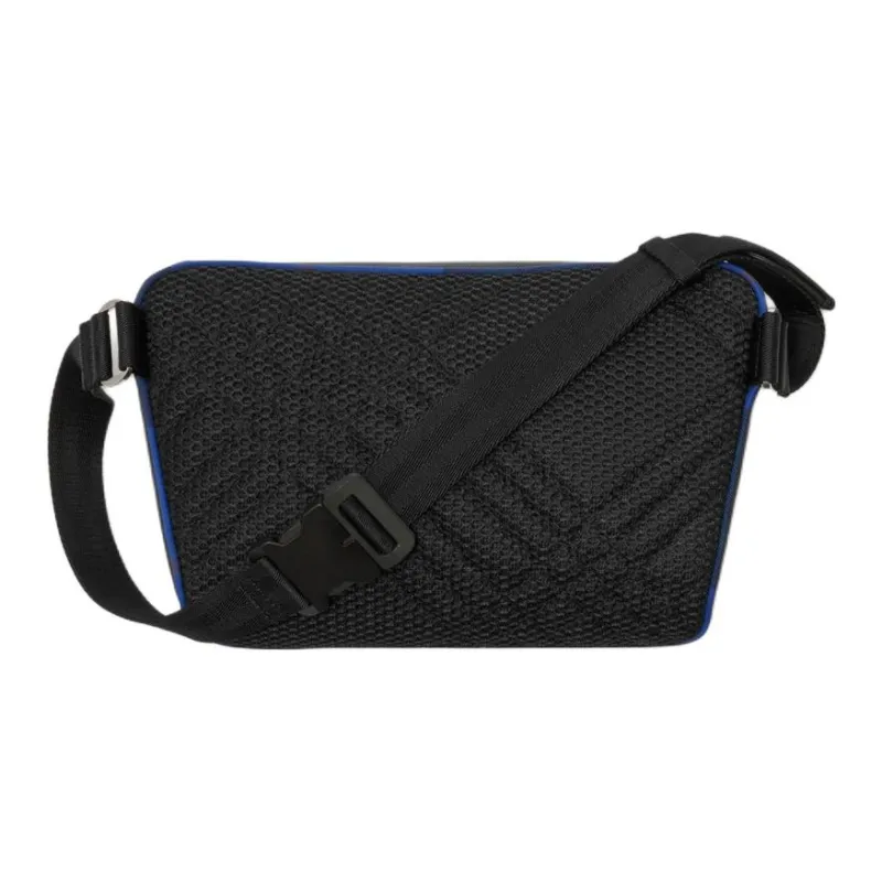 Burberry Calfskin Fanny Pack, Crossbody Bag Men's Black-1