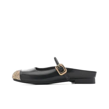 EBLAN Wrap toe Slippers Women's Black