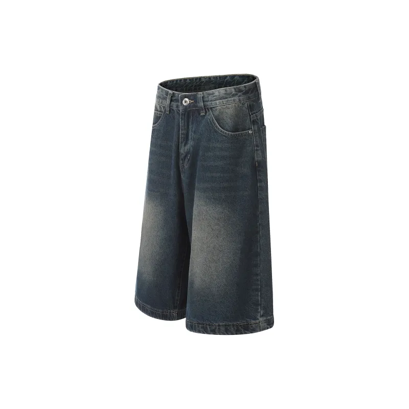 MT99 Denim Shorts Unisex Blue-2